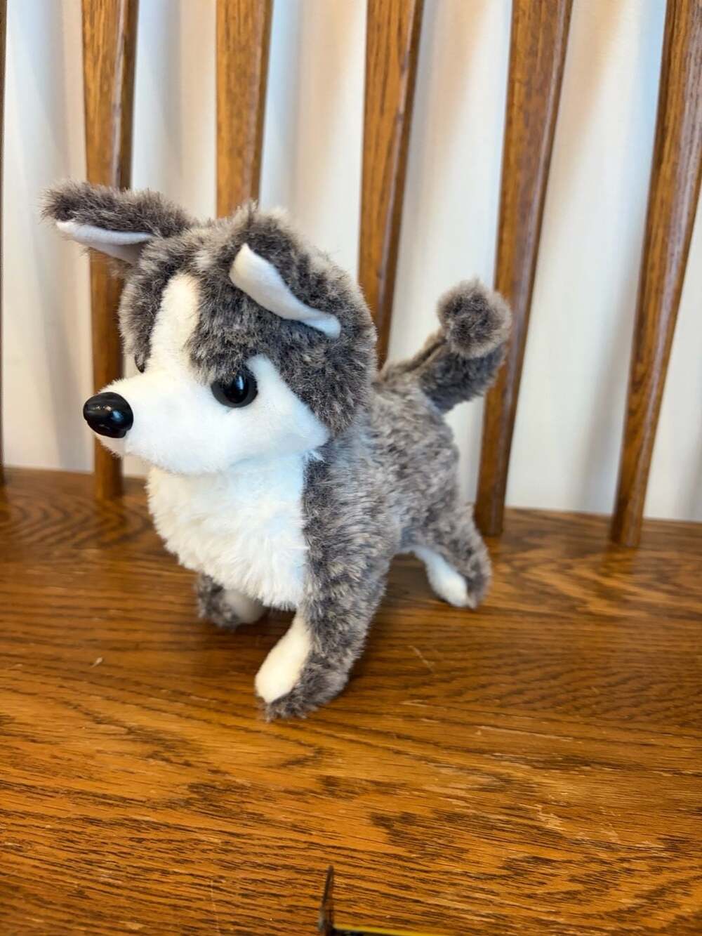Electronic Walking Interactive Plush Husky Dog Toy